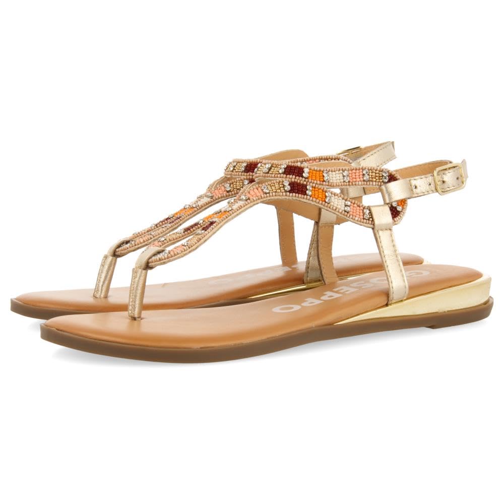 GIOSEPPO Palatka, Women's Sandal, Gold, 41 EU, gold, 8.5 UK