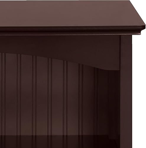 Miniatura 6 de eHemco Estantería de 3 niveles con 2 soportes arqueados, 40 pulgadas, cereza