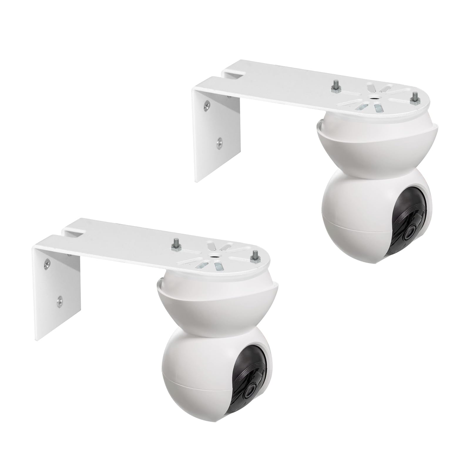 Supporto Parete/Metallo Per Telecamere TP-Link Tapo C200/C210/C220 E Kasa KC410S - Doppio Pack