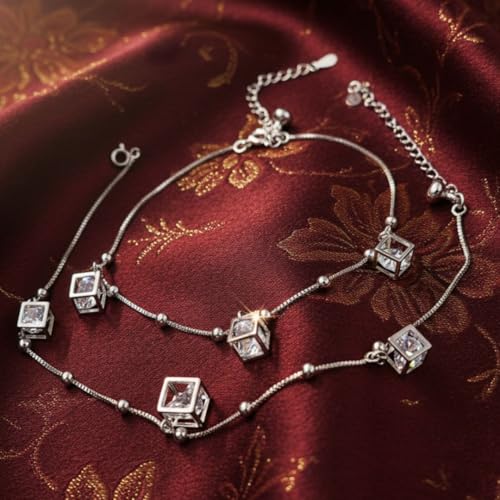 Image of Silver Anklet for Women