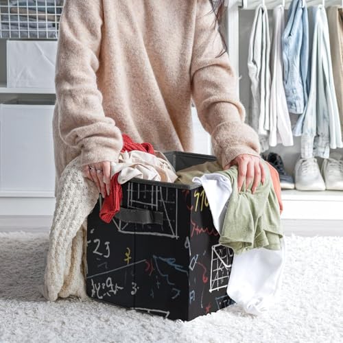 Cube de rangement pliable pour armoires avec poignée intégrée - 7