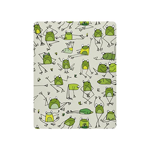 Image of Funny Frogs Crib Sheets Soft Breathable Fitted Baby Playard Sheets Mattress Cover for Girl Boys, 39 inch x 27 inch x 5 inch