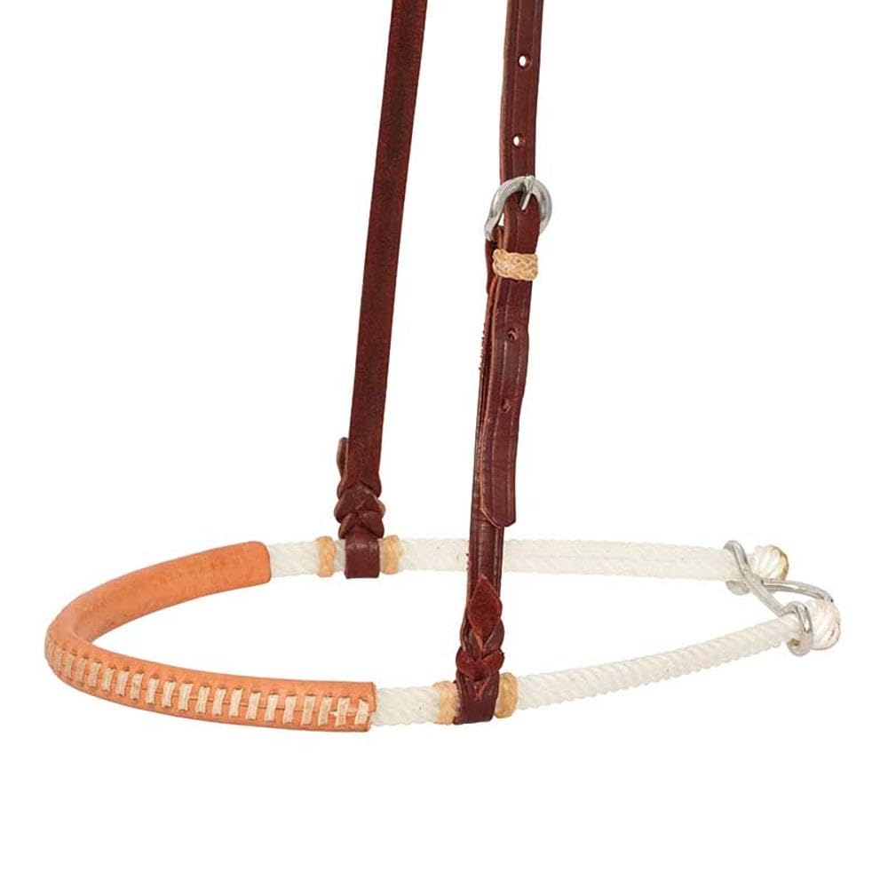 Snapklik.com : Cowboy Tack Double Rope Rawhide Lace Noseband