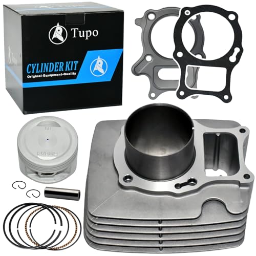 Tupo 229cc 68.5mm Cylinder Piston Ring Gasket Top End Rebuild Kit Compatible with Honda Recon 250 TRX250 TRX 250 TRX250X TRX250TM TRX250TE Sportrax 250 TRX250EX 2x4 2002-2024