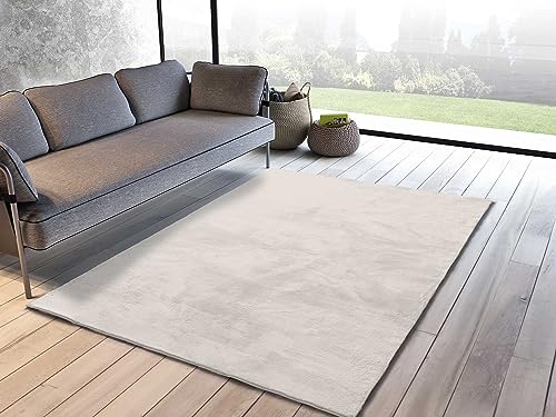 ATTICGO Alfombra Lavable de Pelo Corto Xiana - Rectangular - Fibr...