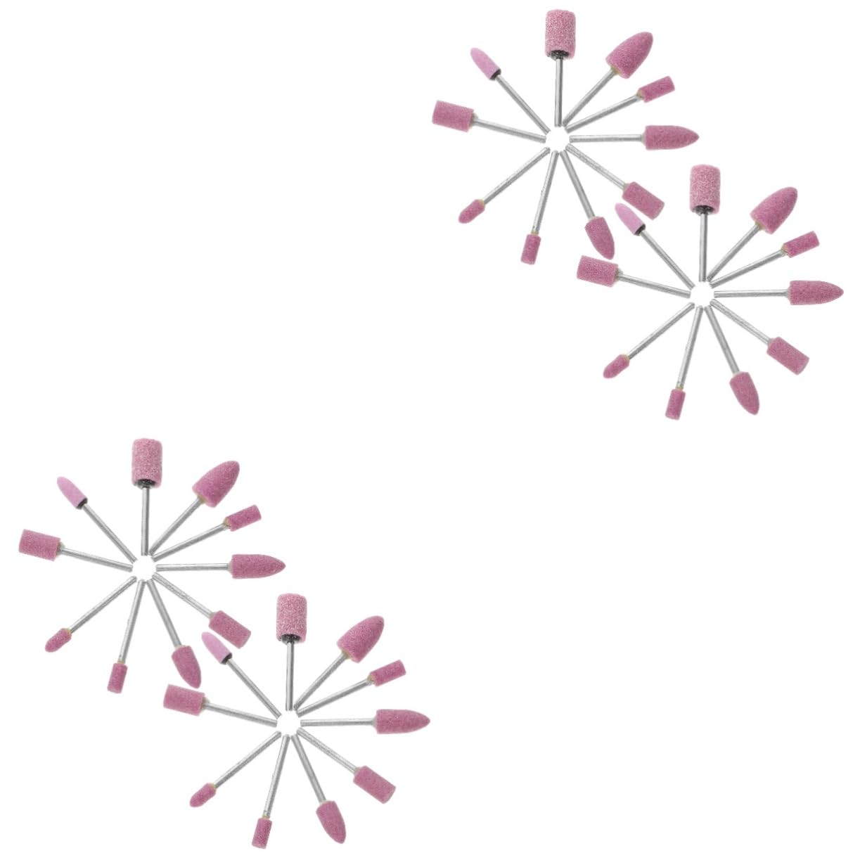 NAMOARLY 2sets Stone Grinding Tools Grinding Bits for Drill and Metal Polishing 20pcs*2