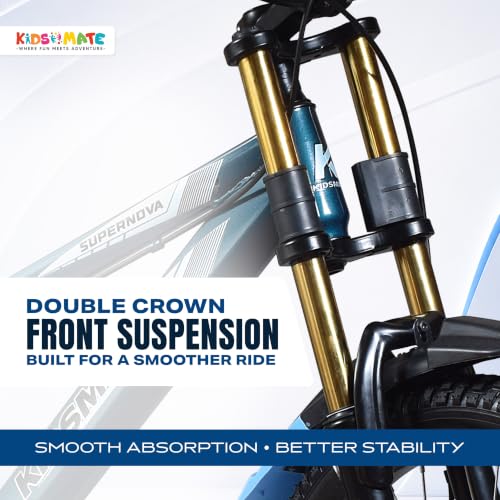 Image of Kidsmate Supernova Pro 20T Kids Cycle for Boys & Girls - Stelios Blue