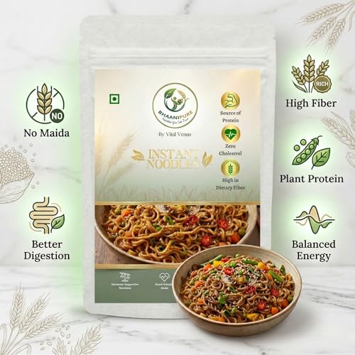 Image of Bhaani Pure (By Vital Venus) No Maida Hakka Noodles, Millet & Whole Wheat | 28% Daily Fibre | 150g