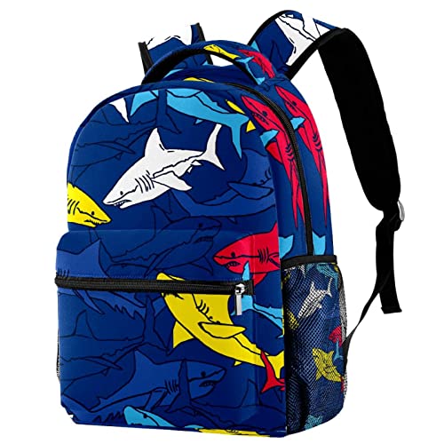 Sac à dos requins imprimé de l\'école aux sorties nature du week-end
