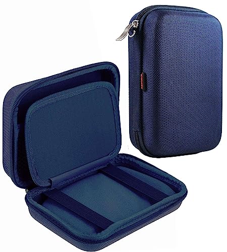 Funda GPS azul Navitech con interior acolchado antiarañazos para Cloudpower 5" 2