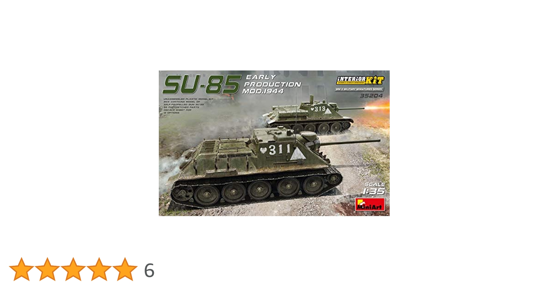 その他 Mini Art SU-85 1:35 Miniart 1/35 scale Kit No. 35187; SU-85 Mod. 1943 Mid