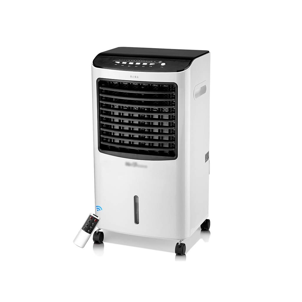 MESOVFCA Portable Air Conditioner Fan, Evaporative Misting Humidifier with Remote Control, Bladeless and Noiseless Design for Office, Dorm, and Room (Includes Free Ice Tray)