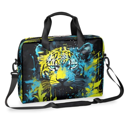 Maletín para laptop 15.6-16 pulgadas turquesa con estampado miniatura 1