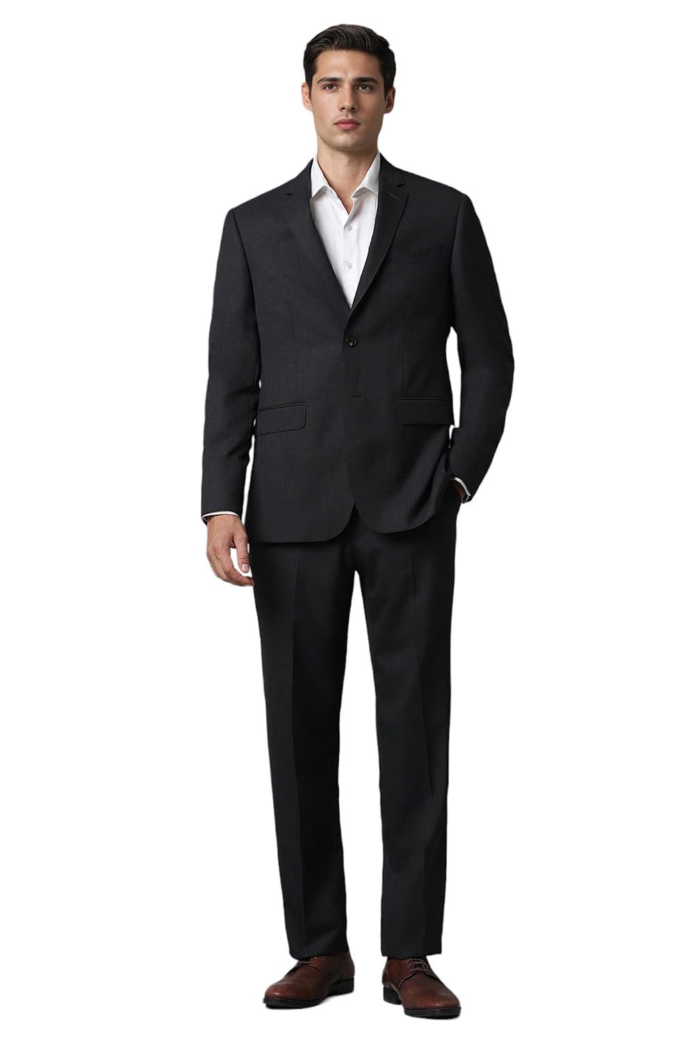 louis philippe Men's Wool Two Piece Suit-Dress Set-picture-54
