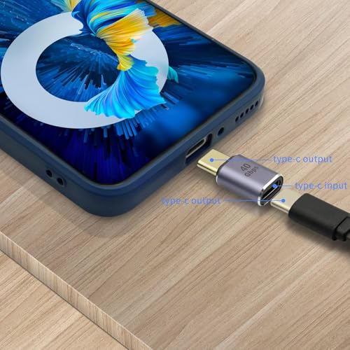 Image of REDWIND USB C Adapter, USB Type C Male to Female Adapter Extender Support 100W, 40Gbps, 8K@60Hz for Thunderbolt 4 /3, MacBook Pro /Air, Laptop, Tablet, Smartphone and More Type C Devices