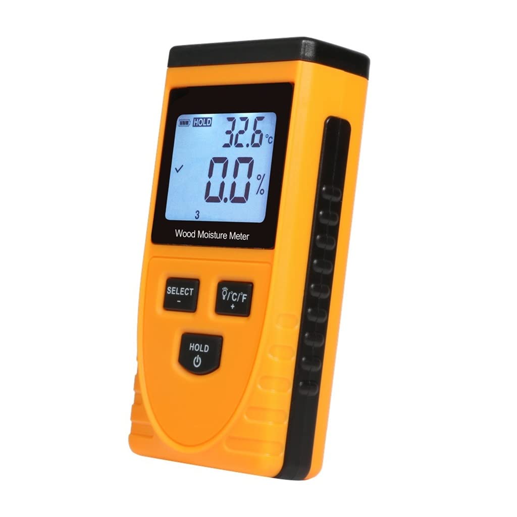ARASTDigital Wood Moistur E Meter Humidity Tester Tools Hygrometer Timber Damp Detector LCD Display LEOWE