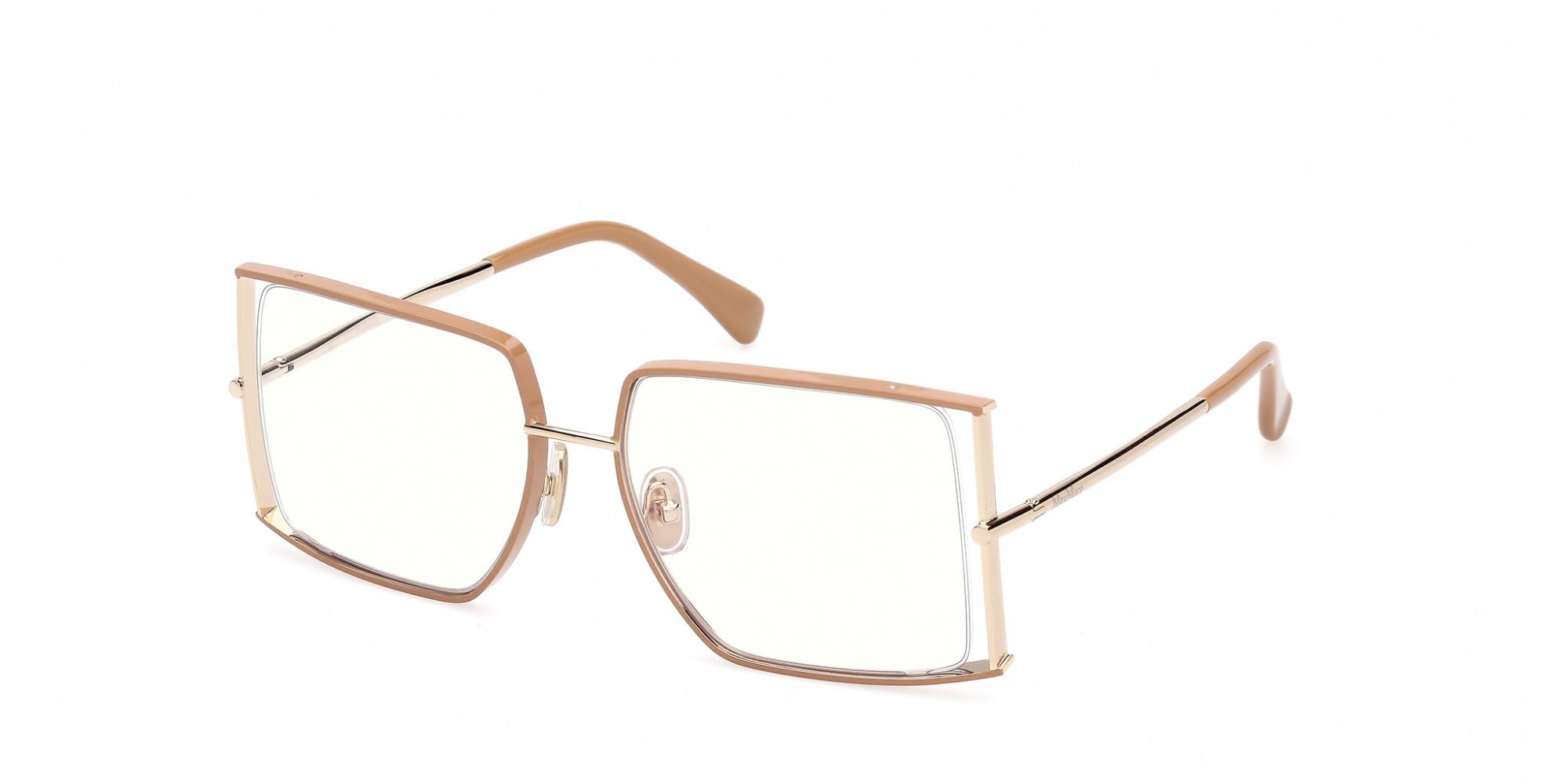 MaxMara Mm5156-b Gafas Unisex adulto con acabados italianos de lujo 5