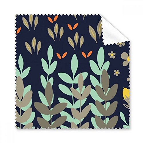 Cadeau chiffon de nettoyage peinture tissu fleur plante pour lunettes 5pcs