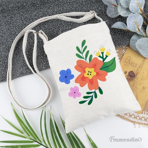 Framendino 4 Bolsas de Lona para Sublimación miniatura 2