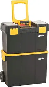Vonder, Caixa Para Ferramentas, Plástica, Com Rodas, 46,0 Cm X 26,0 Cm X 62,5 Cm, Crv 0300.