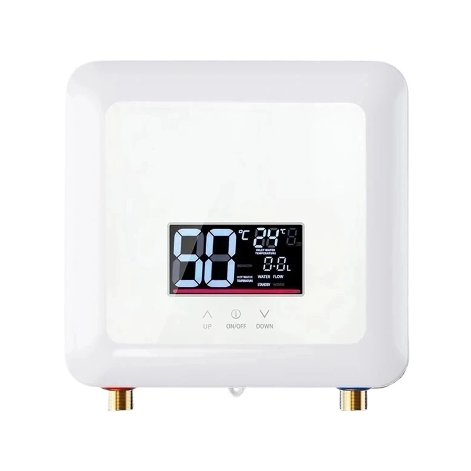 5500 W/7500 W Bezzbiornikowy Podgrzewacz Wody Elektryczny Ciepłej Prysznic Łazienka Kuchnia Natychmiastowy Z Pilotem Szybko I Wygodnie(5500W white)