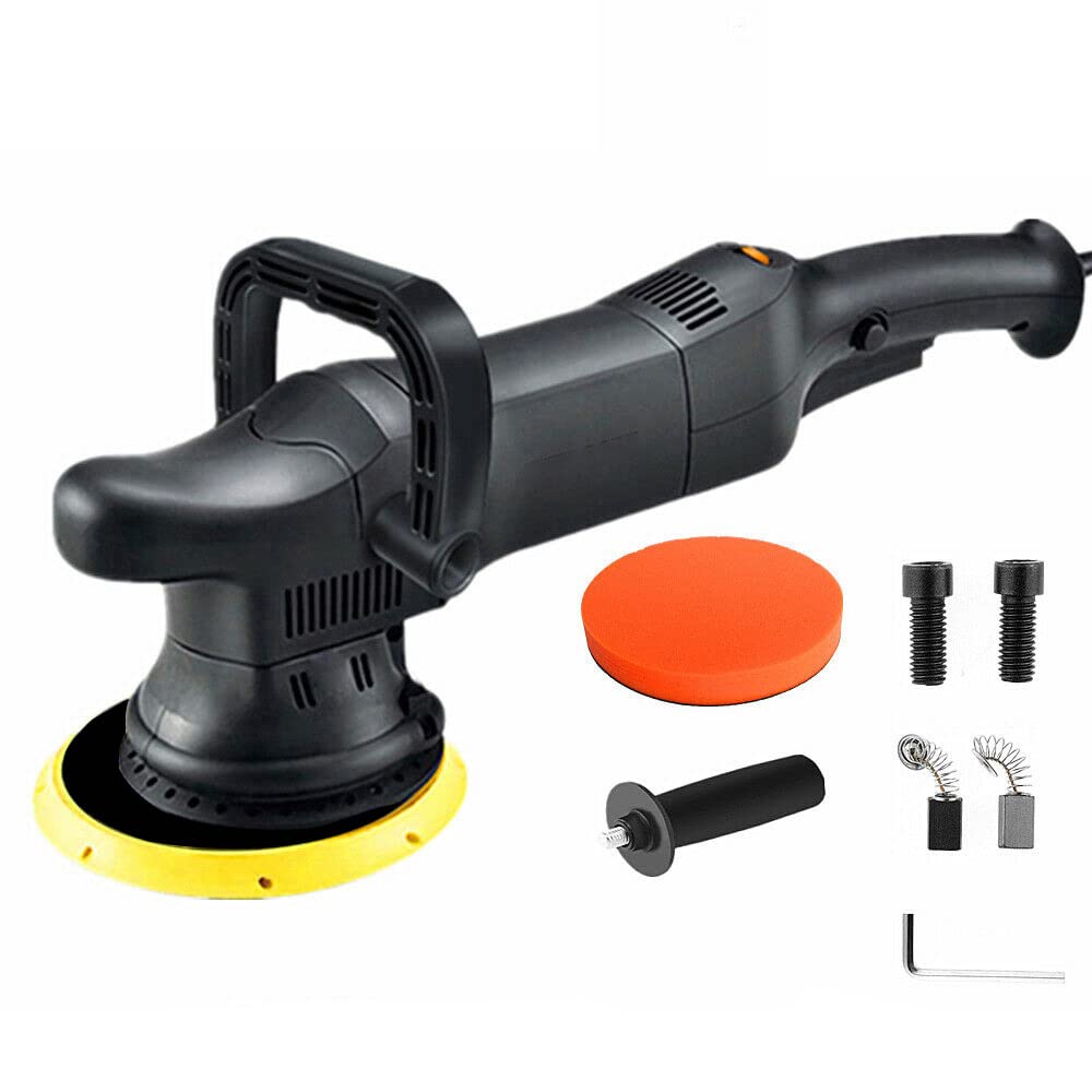 LNHHG Electric Car Polisher Machine 700W Auto Polishing Orbital Dual Action Buffer M8 DA Waxing Tools Power Sander(A02PO24)