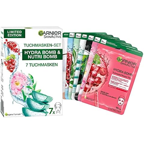 Garnier Tuchmasken Set für jeden Hauttyp Cover