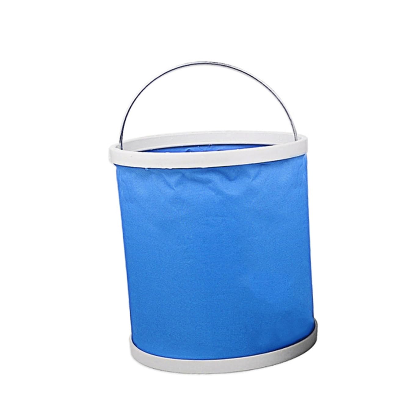 2pièces Seau avec Poignée Robuste Et Flexible pour Camping Randonnée Et Activités De Plein Air Accessoire Pratique De Nettoyage Transport