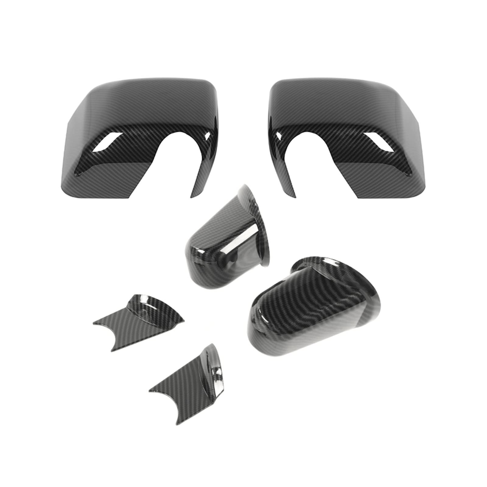 Coque rétroviseur Wrangler JK effet carbone élégant style haut de gamme