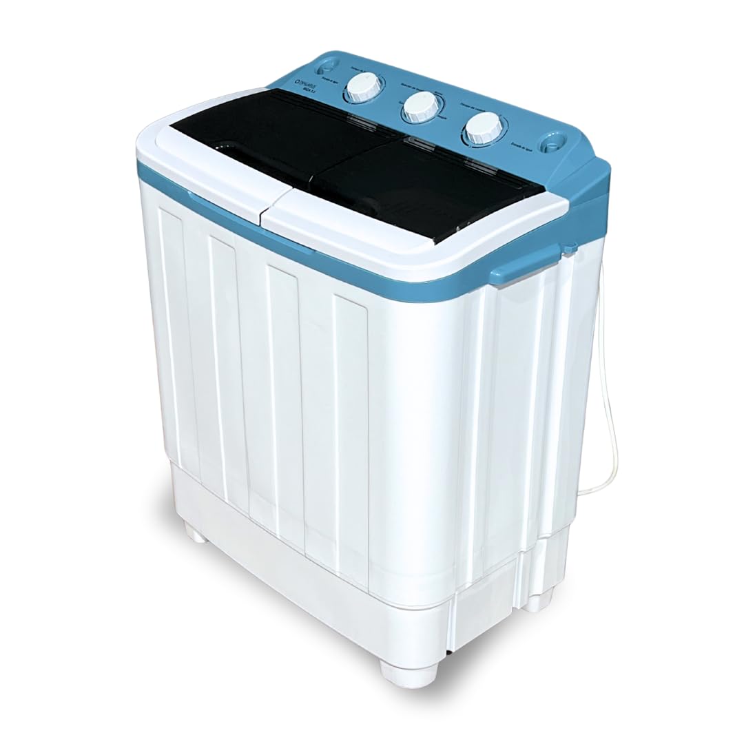 Tangarus Lavadora Centrifugadora Portátil Ibiza 5,5Kg - Compacta, Eficiente y Sin Instalación Previa para Tus Aventuras y Uso Diario