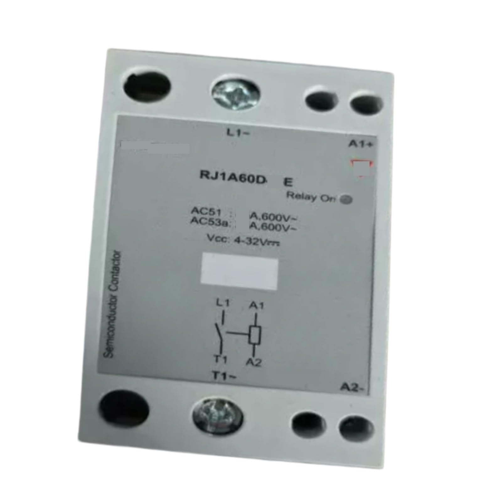 HKEJSJWA SSR Relay RJ1A60D50E 50A 600V, 4-32V Solid State Relay
