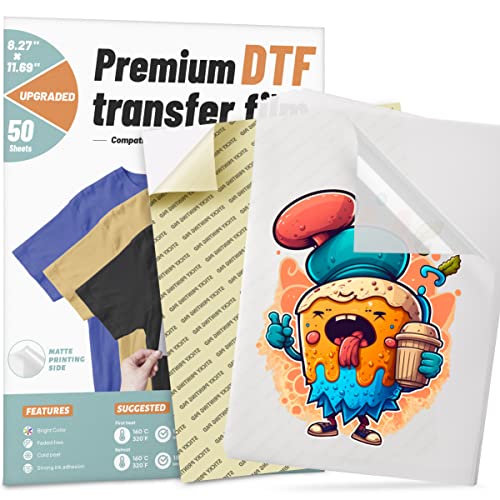 DTF Transfer Film, 50 Sheets 8.5'*11' DTF Paper...