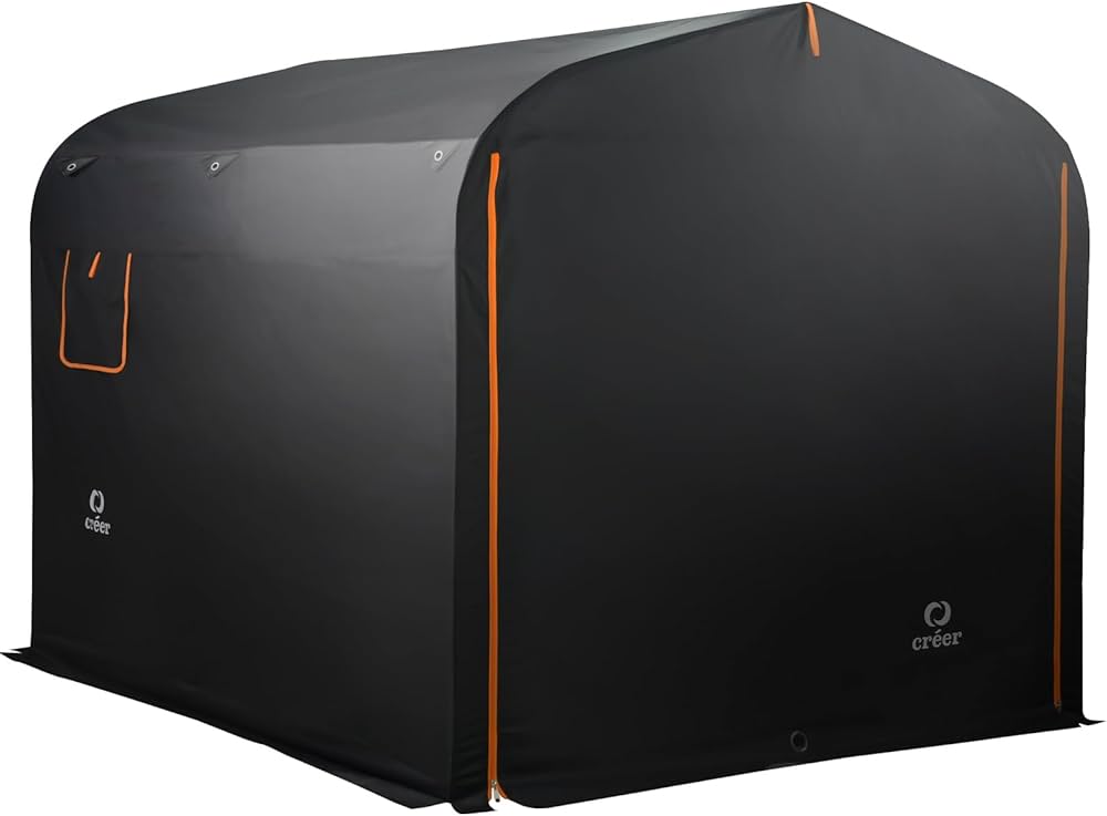 créer バイクガレージ Amazon.co.jp: créer バイクガレージ 3サイズ 【誰でも組立カンタン】3