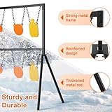 GADFISH AR500 Steel Target Stand System, 3/8 Inch Thick Steel Hostage Targets, Adjustable Height AR500 Shooting Targets for Shooting Range Outdoors - Image 3