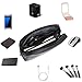 ProCase Accessories Bag Organizer Power Bank Case, Electronics Accessory Travel Gear Organize Case, Cable Management Hard Drive Bag -Black
