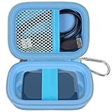 Étui de transport pour disque dur externe SSD : le sac de voyage est personnalisé pour les SSD portables Crucial X10/X9 Pro 4 To/2 To/1 To, avec un plateau intérieur pour mieux s'adapter à la forme. Dimensions extérieures : 10,2 x 7,4 x 4,3 cm. (Boîte uniquement, SSD portable crucial ou autres accessoires non inclus)