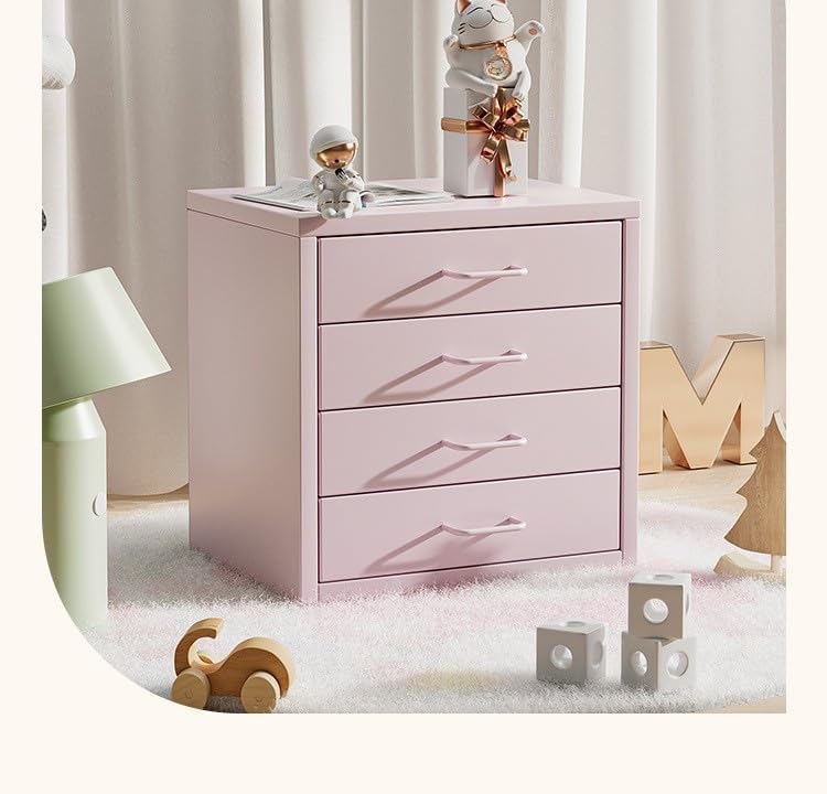 卓上収納ボックス アイアン製 北欧風 2-4層 引き出し式 冷蔵庫マグネット対応 オフィス家庭用 (2層,D)