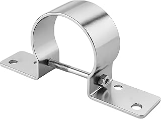 Fence Bracket - Steel to Wood Fence Brackets - Galvanized Fence Post Bracket - Fence Brackets for Metal Posts - Fence Post Repair