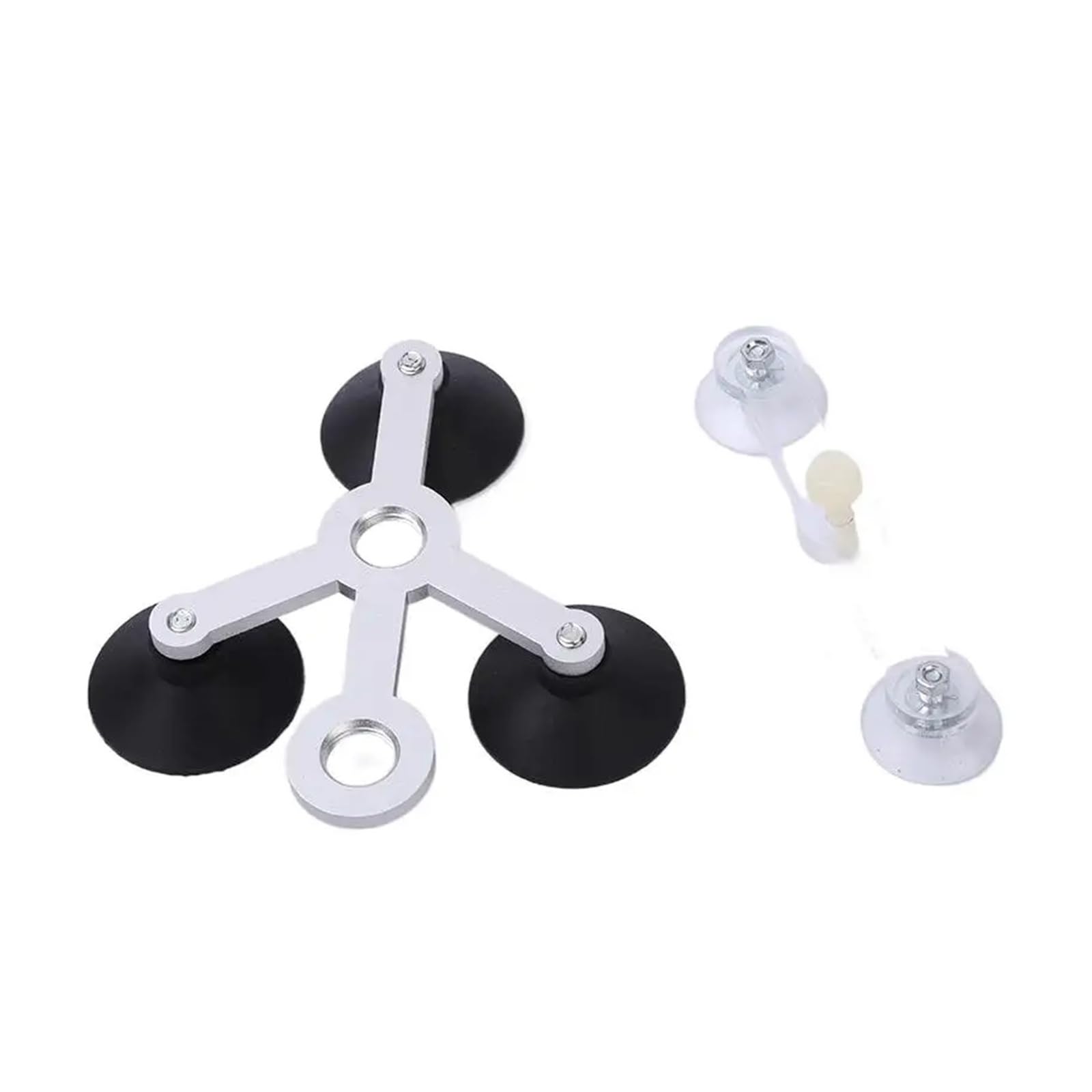 Kit de reparación parabrisas delantero coche, caja herramientas accesorios profesionales for grietas, bomba inyección vacío acero inoxidable Para uso de bricolaje