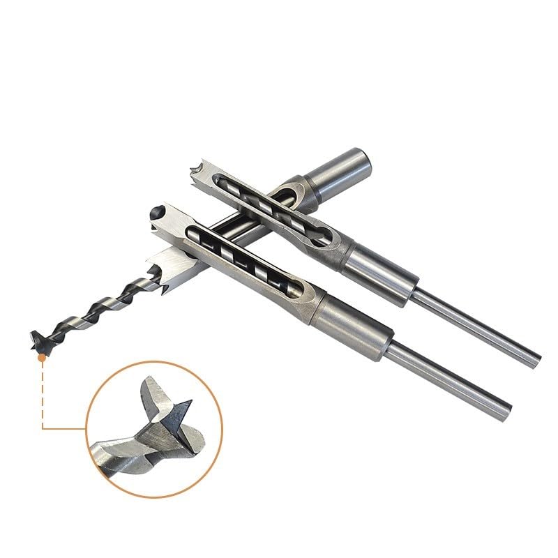 Punte Da Trapano Elicoidali HSS Punte Da Trapano Per Fori Quadrati Trapano Esteso Con Scalpello Per Mortasatura A Coclea,19 Mm
