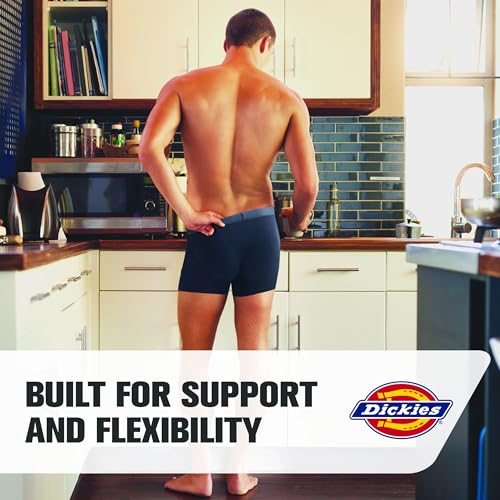 Dickies Mens Underwear 6 Pack Boxers for Men Breathable Cotton Boxer Briefs4