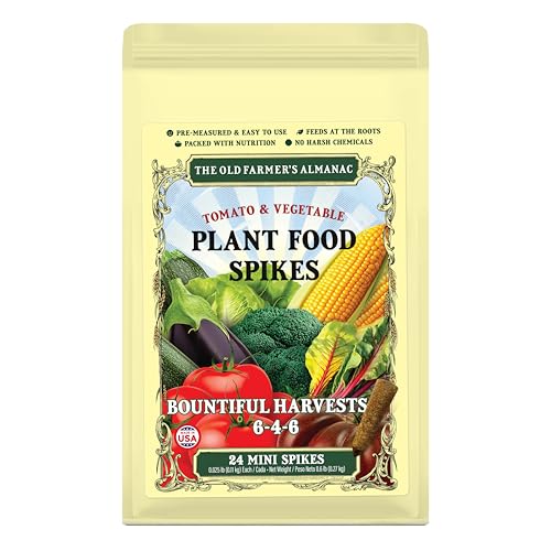 Old Farmer's Almanac Tomato and Vegetable Plant Food Mini Spikes