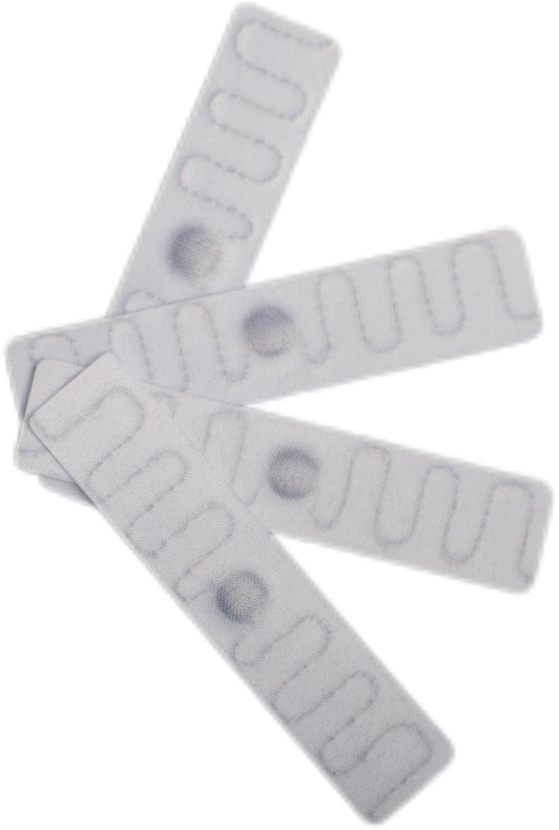 Fongwah UHF Lot de 20 étiquettes de linge RFID 70 x 15 mm avec puce Ucode 8 EPC C1 Gen 2 860-960 MHz