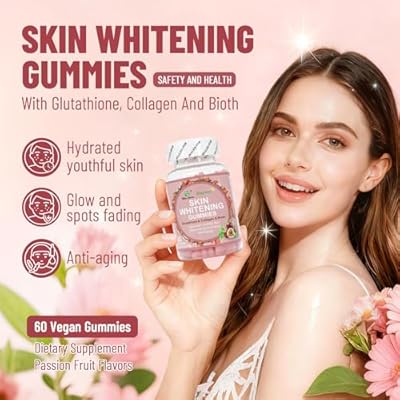 Skin Whitening Gummies, with Glutathione, Collagen Bermuda