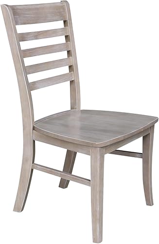 Miniatura 6 de International Concepts Cosmo Silla Gris Lavado Gris Topo