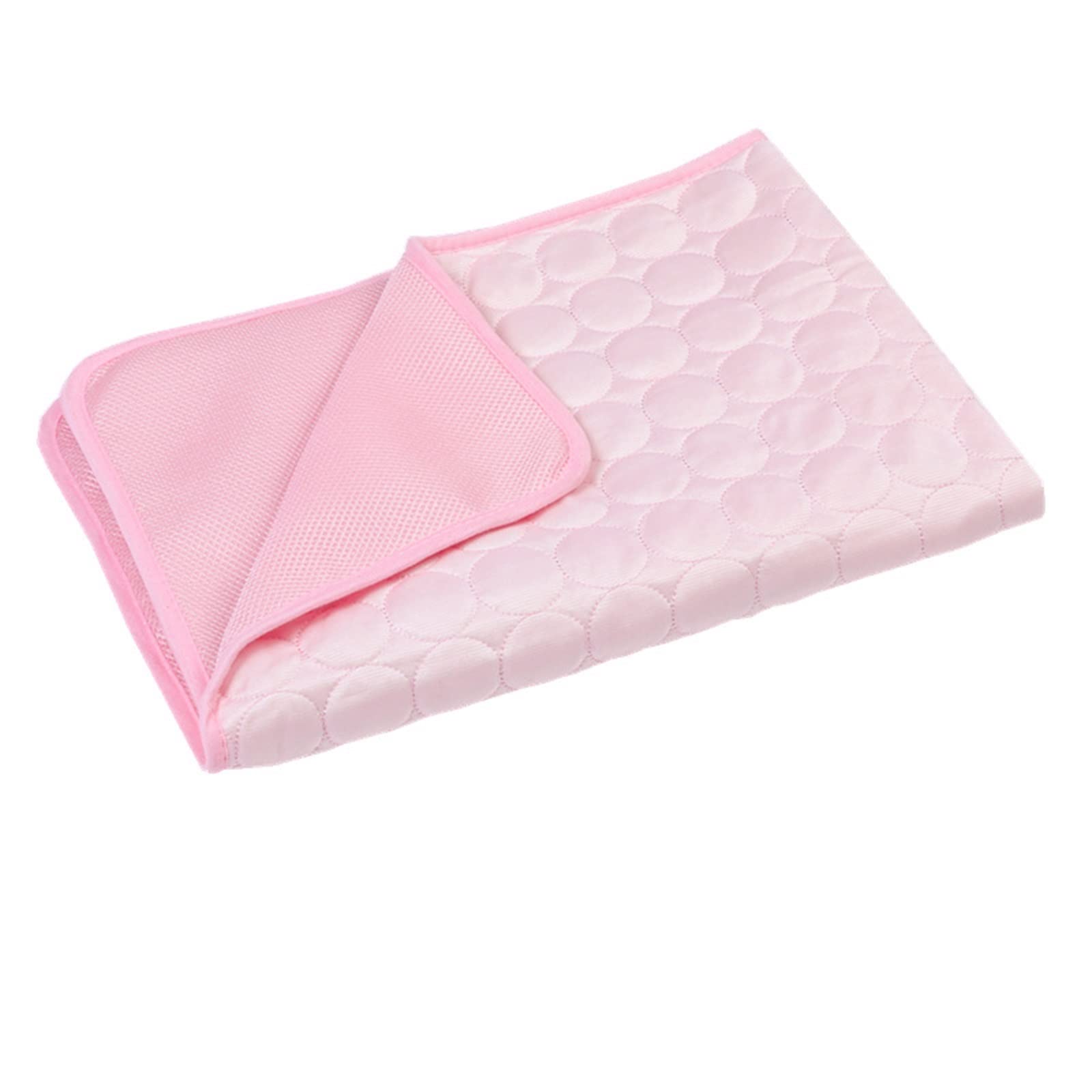 Tapis de Propreté Jetables Dog Summer Cooling Mat Ice Underpad for Dogs Cat Sleeping Pad Keep Reusable Pet Diaper for Small Medium Large Tapis de Propreté Réutilisables(Rosa,XXL 150x100cm)