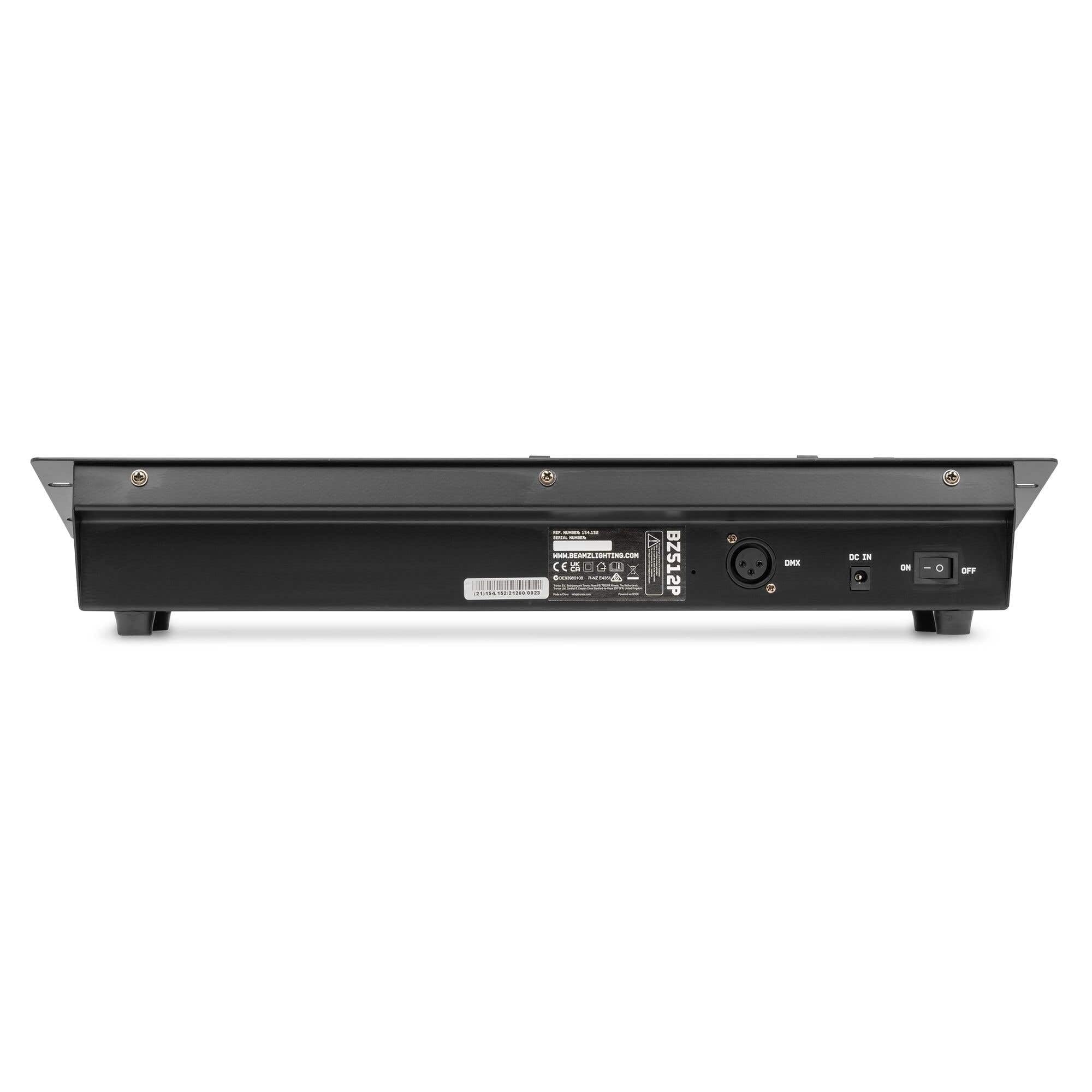 BeamZ BZ512P - Controlador DMX 512 canales para hasta 28 dispositivos, 19"