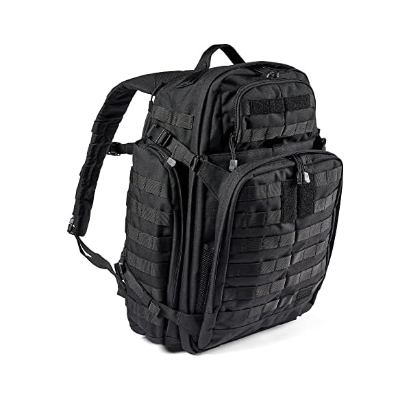 5.11 Tactical Backpack‚ Rush 72 2.0‚ Military Molle Pack, CCW with Multiple Compartments, 55 Liter, Large, Style 56565‚ Black