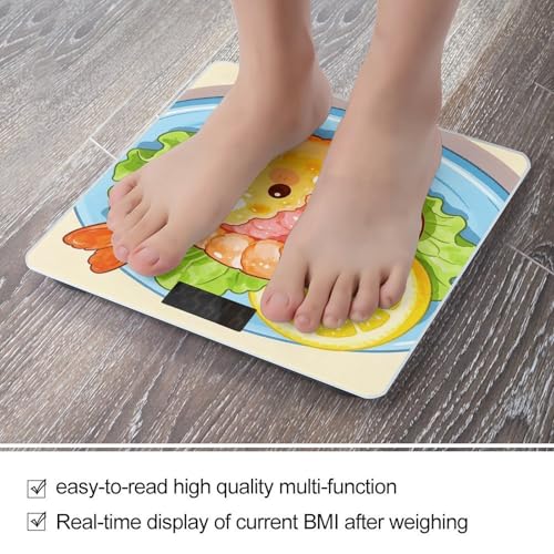 Báscula digital de baño precisa y estable con pantalla LCD miniatura 5