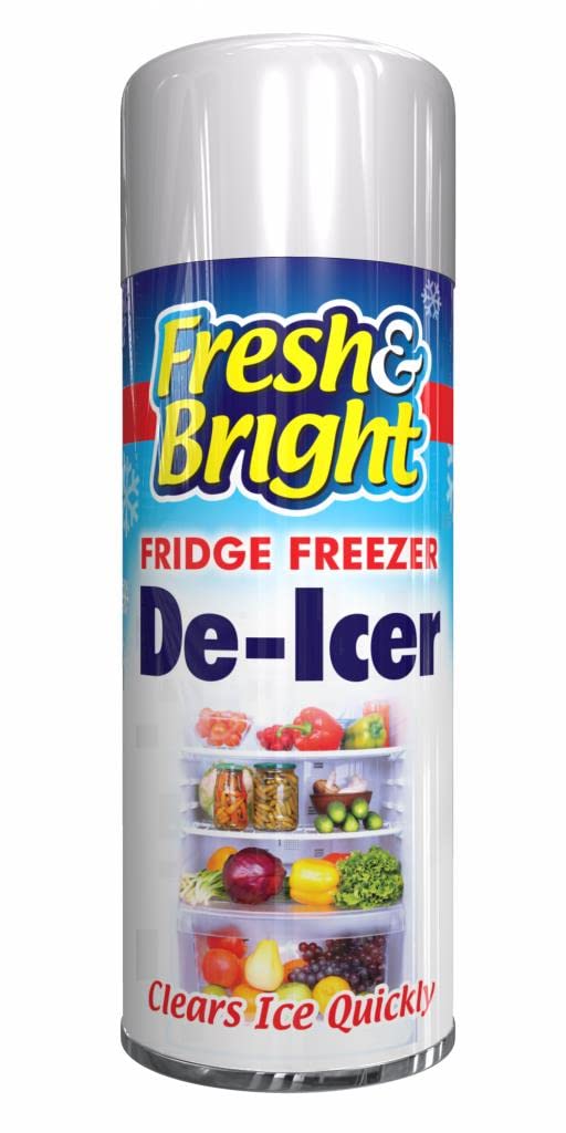 1 x Quick Ice Remover Anti-Bacterial Fridge Freezer De-Icer Spray Deicer Spray Fridge Cleaner Genuine Fresh & Bright 200ml by Swiss Signature